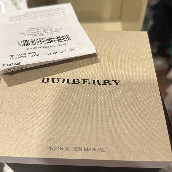 Burberry unisex Gunmetal watch (authentic) - Picture 3 of 3